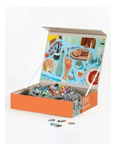 Feast On The Sunlit Terrace Puzzle 1000 Piece