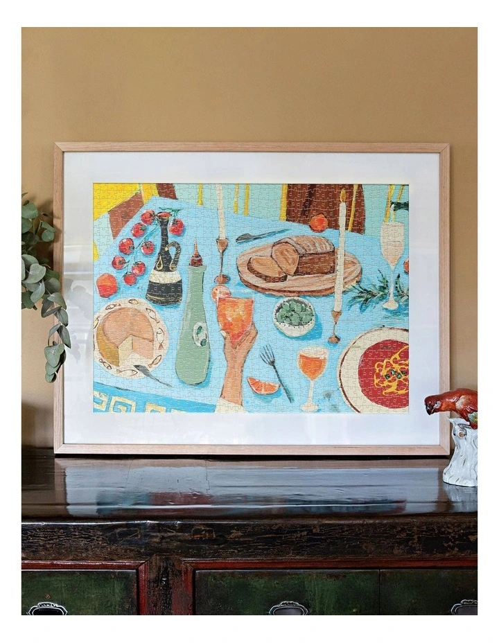 Feast On The Sunlit Terrace Puzzle 1000 Piece image 4