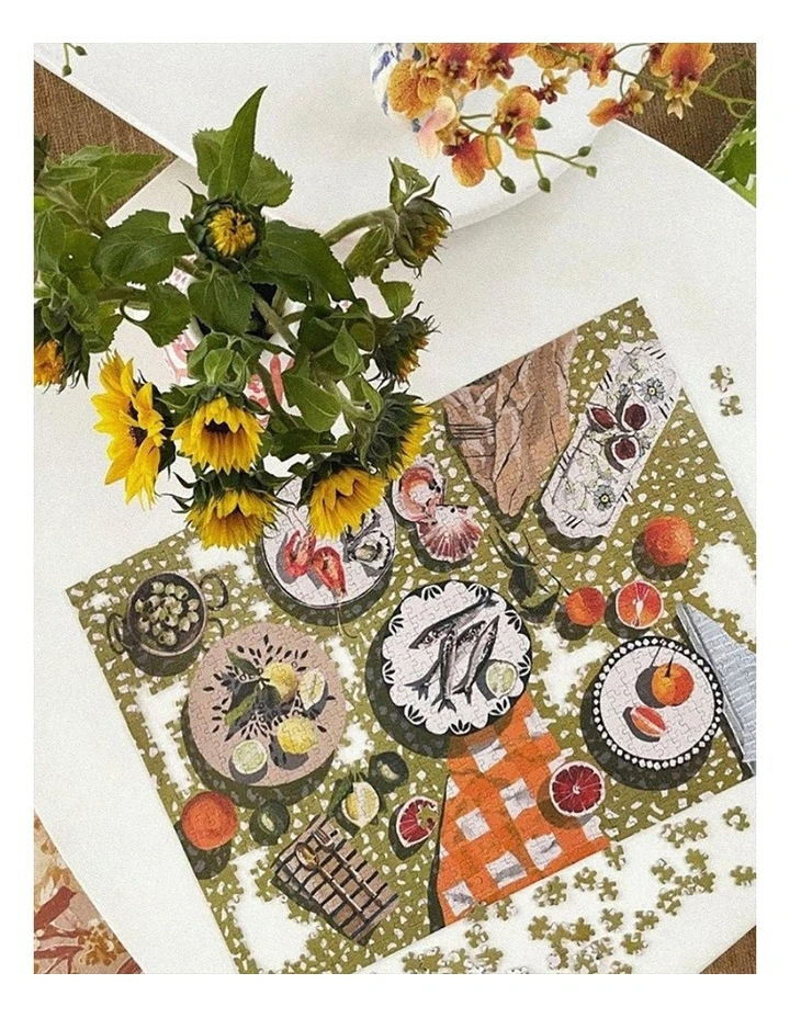 Table By The Sea Puzzle 1000 Piece image 7