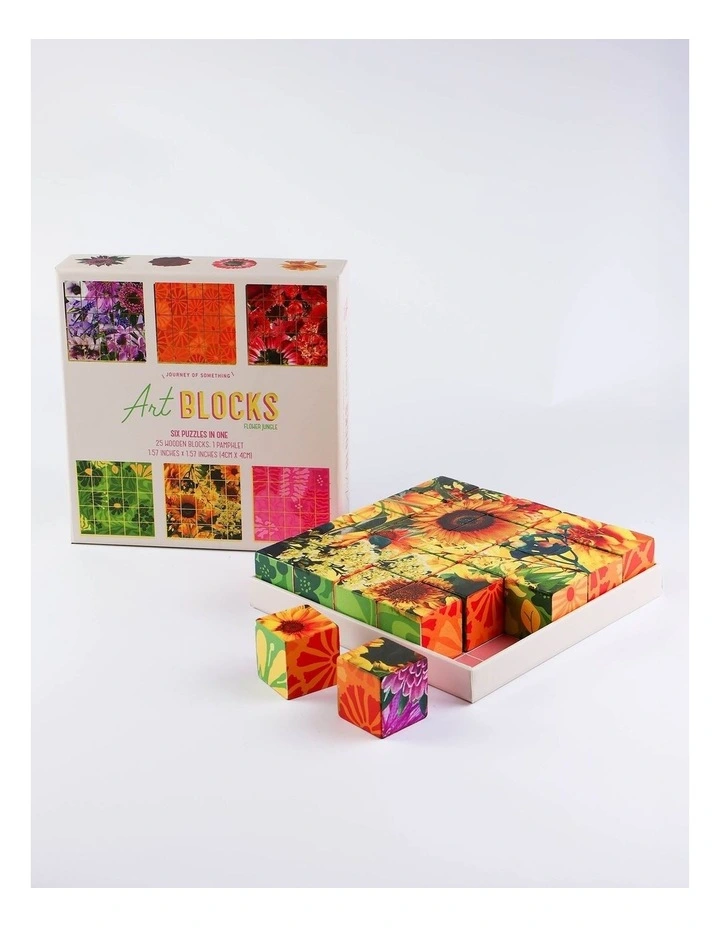 Flower Jungle Art Blocks Puzzels image 2