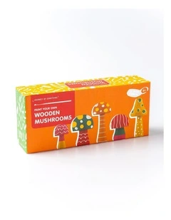 Paint Your Own Wooden Mushrooms Kit