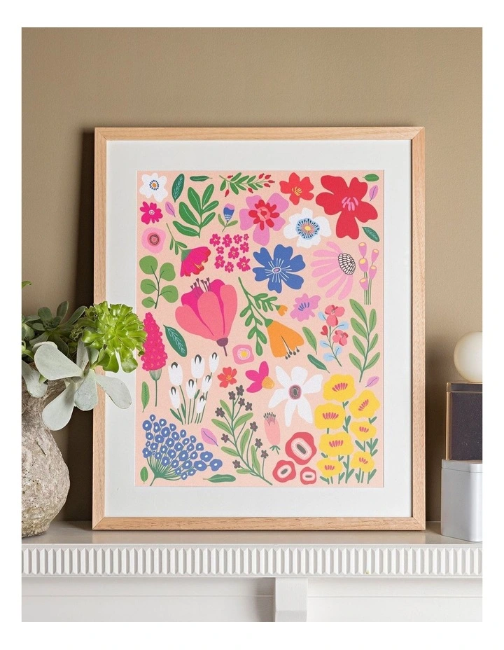 Pressed Flowers Paint By Numbers Kit image 1