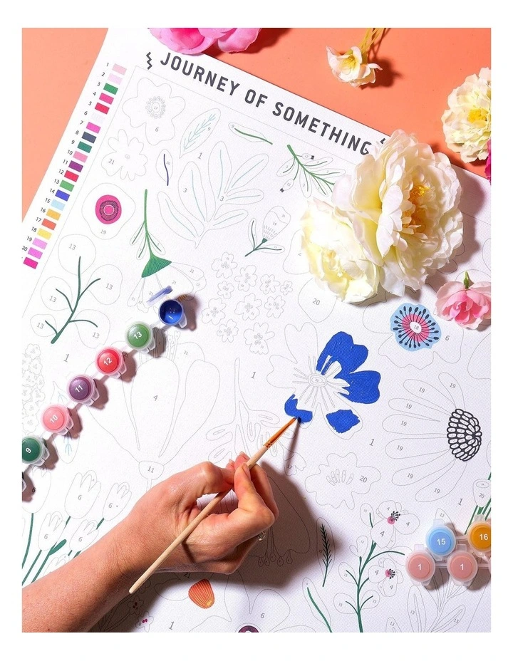 Pressed Flowers Paint By Numbers Kit image 5
