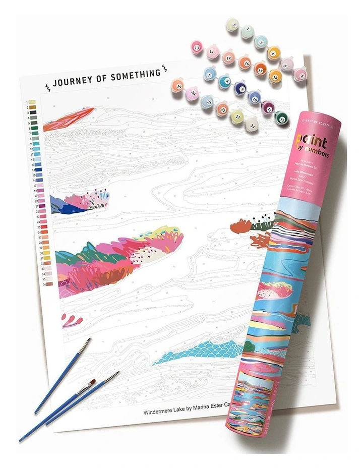 Lake Windermere Paint By Numbers Kit image 2