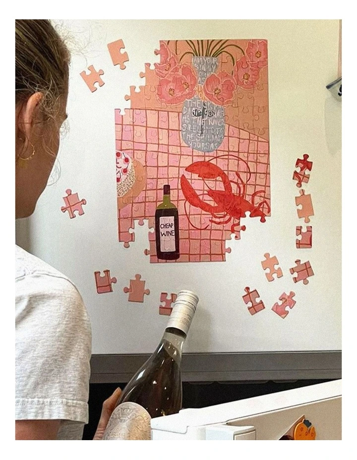 Wine Time Magnetic Puzzle 100-Piece image 3