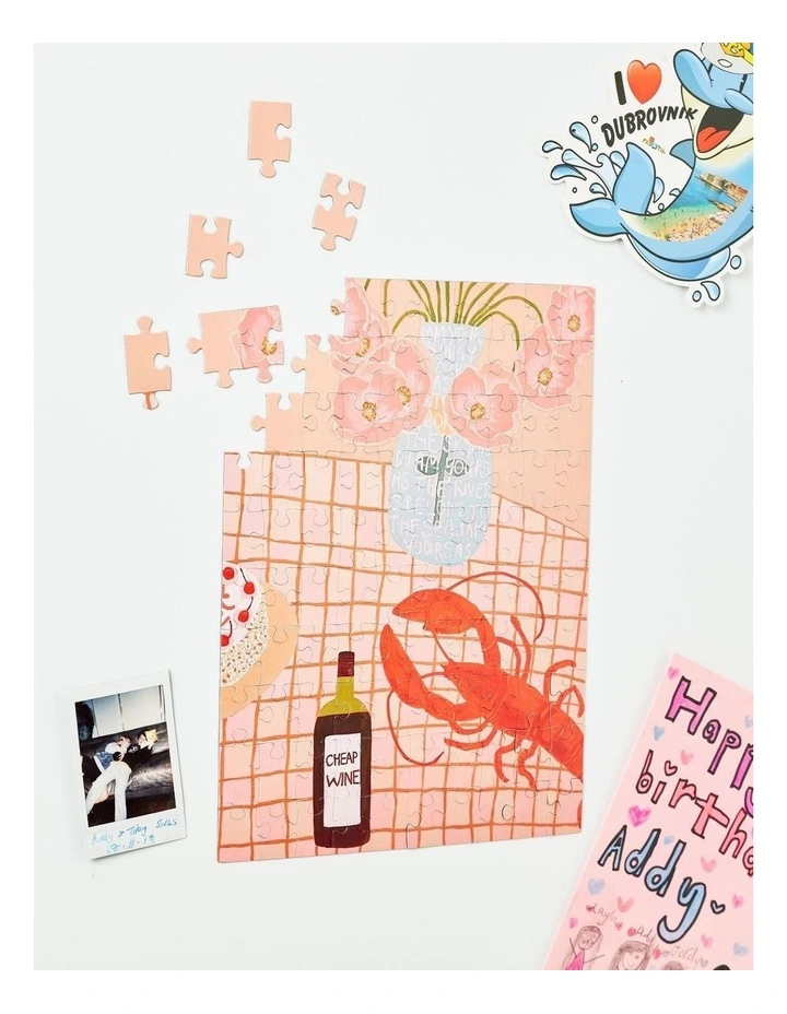 Wine Time Magnetic Puzzle 100-Piece image 6