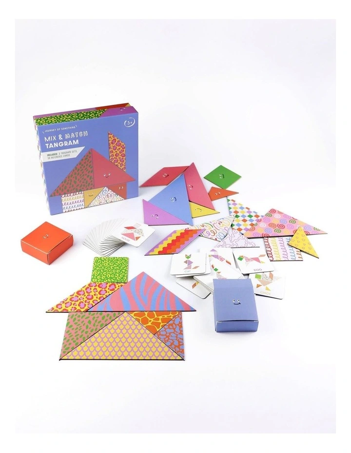 3 Mix & Match Tangram Puzzle Sets image 6