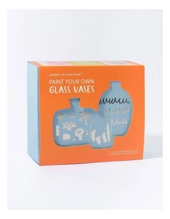 Paint Your Own Glass Vases in Glass Painting Kit