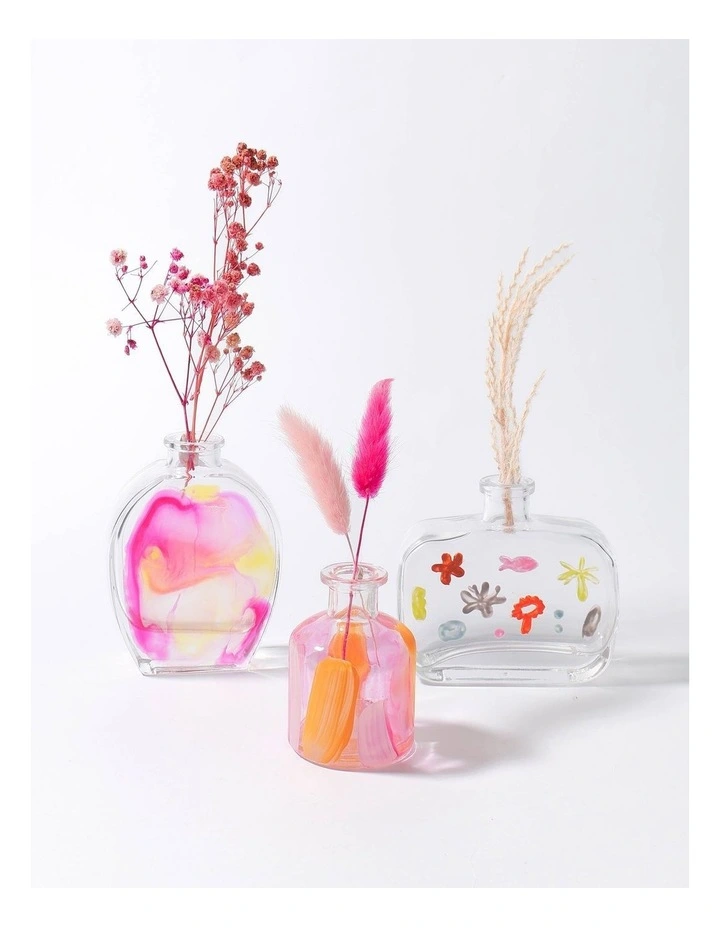 Paint Your Own Glass Vases in Glass Painting Kit image 4