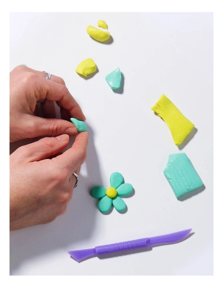 Your-Own Mirror Diy Polymer Clay Flower Craft Kit image 3