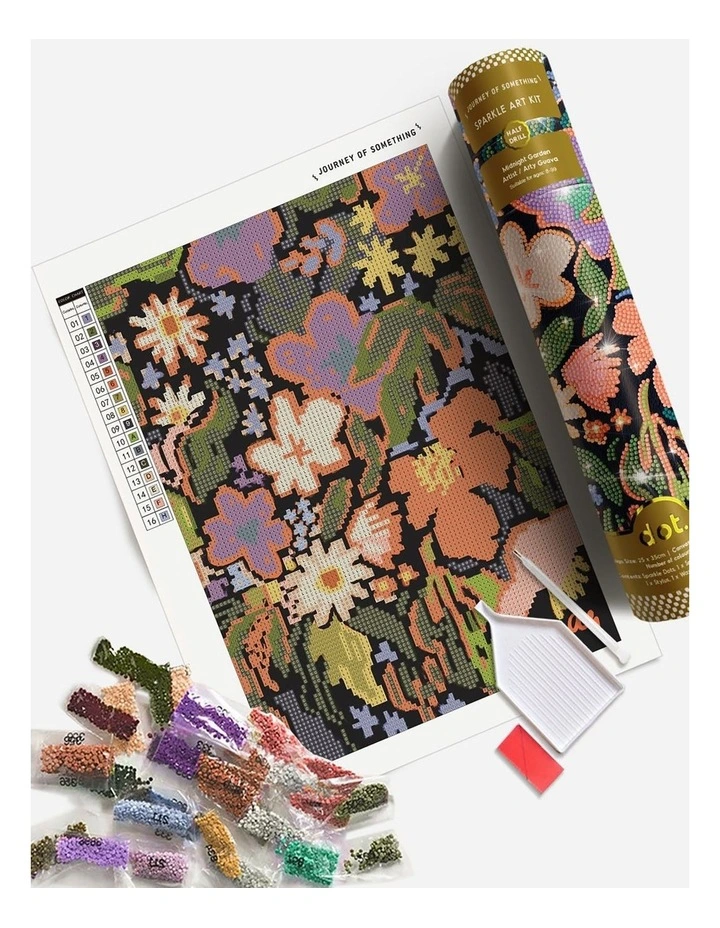 Sparkle Midnight Garden Art Kit image 3