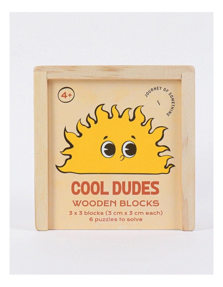 Cool Dudes Wooden Block Puzzle image 2