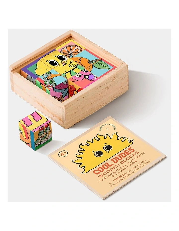 Cool Dudes Wooden Block Puzzle image 4