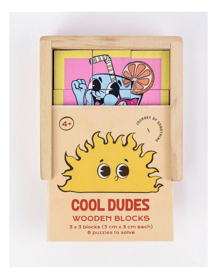 Cool Dudes Wooden Block Puzzle image 5