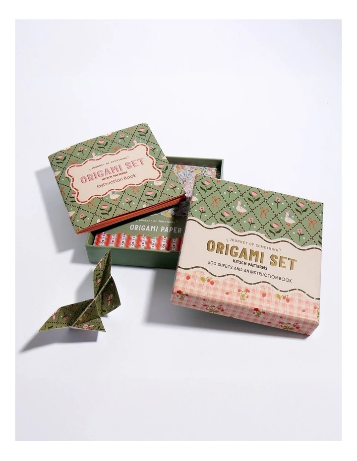 Kitsch Patterns, 200 Sheets With Metallic Accents Origami Set image 2