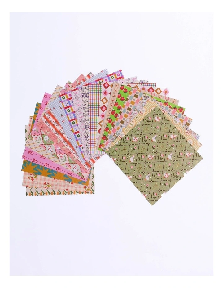 Kitsch Patterns, 200 Sheets With Metallic Accents Origami Set image 3