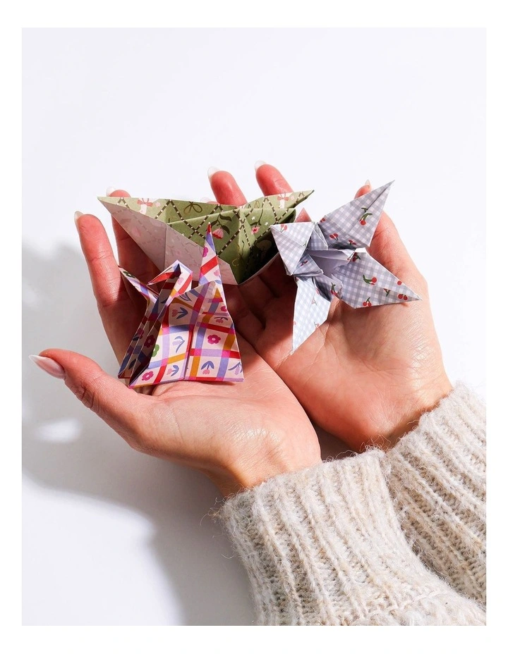 Kitsch Patterns, 200 Sheets With Metallic Accents Origami Set image 5