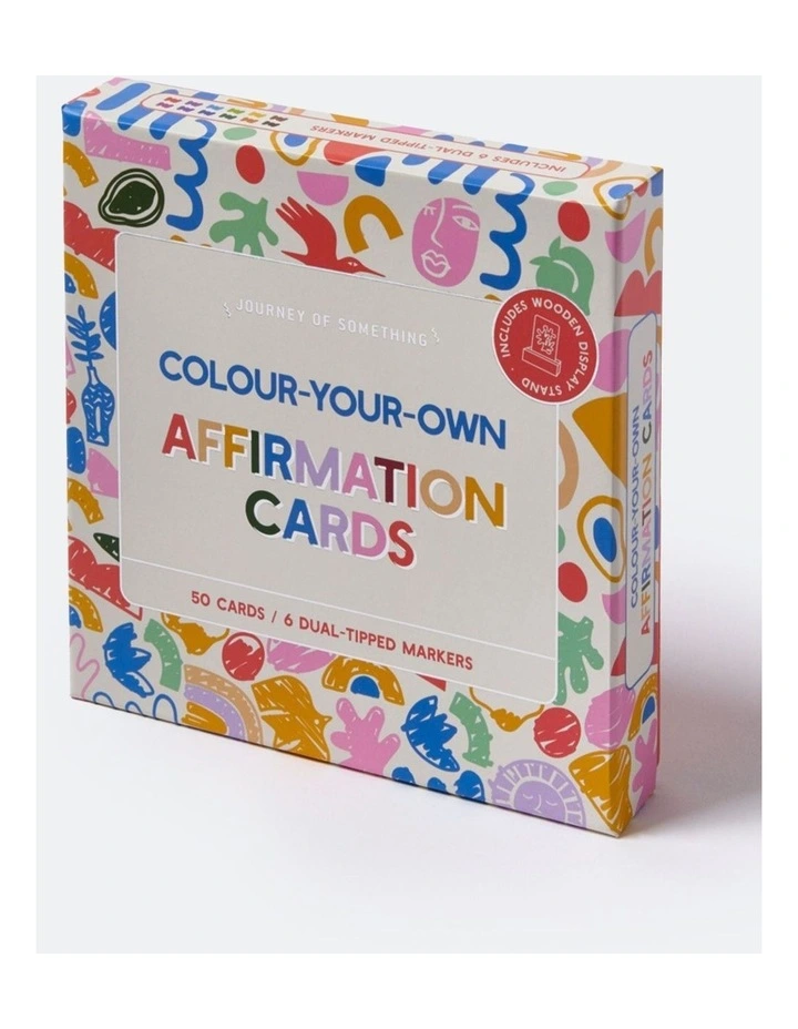 Journey of Something Colour Your Own Affirmation Cards image 1