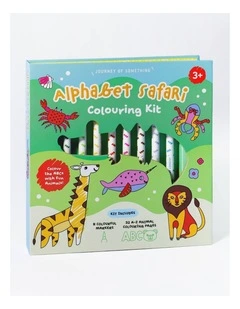 Alphabet Safari Colouring Kit