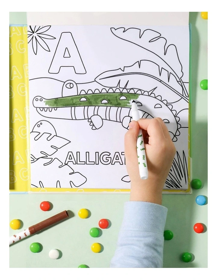 Alphabet Safari Colouring Kit image 2