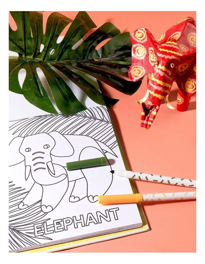 Alphabet Safari Colouring Kit image 3