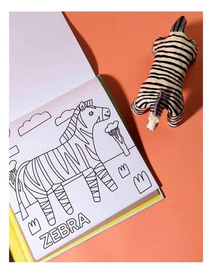 Alphabet Safari Colouring Kit image 4