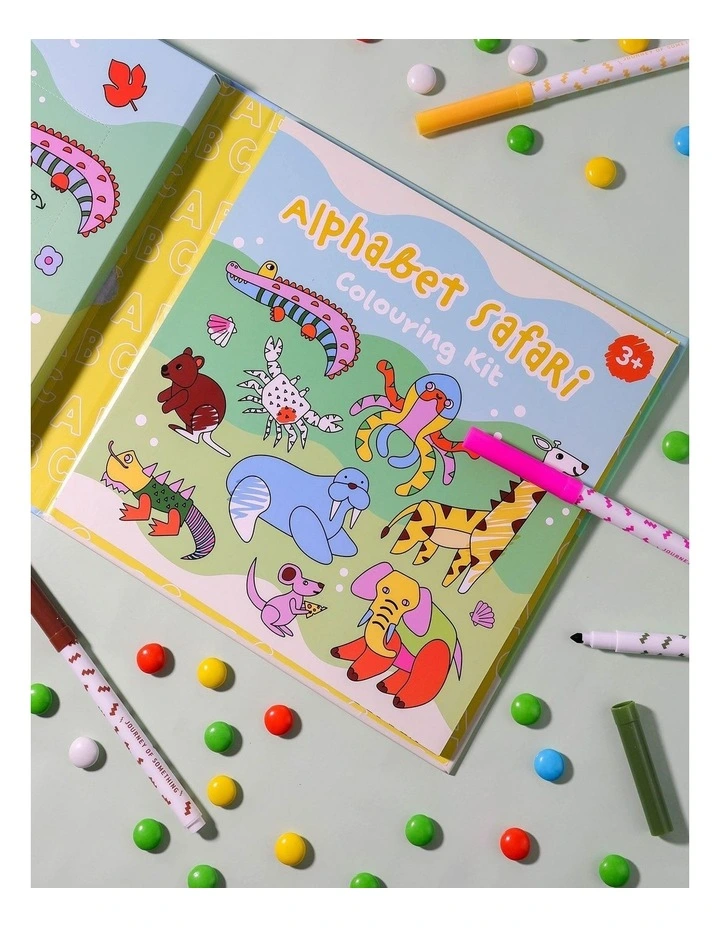 Alphabet Safari Colouring Kit image 5