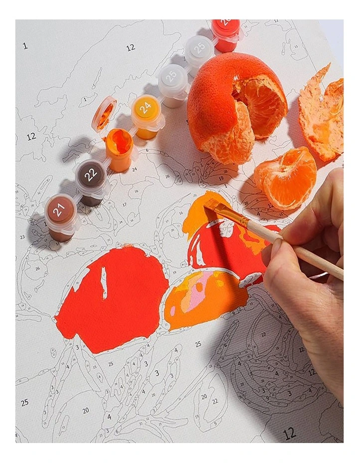Bowl Of Oranges Paint By Numbers Kit image 6