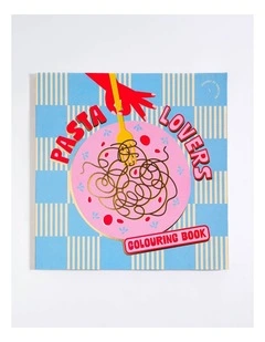 48 Pasta-Themed Illustrations Pasta Lovers Colouring Book