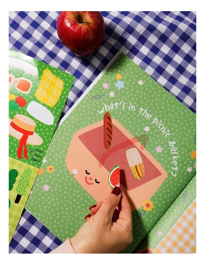 Picnic Sticker Book in Multi image 2