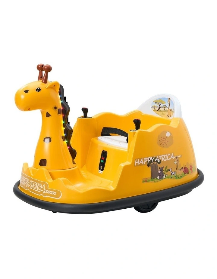Mazam Kids Ride on Car Electric Cars Bumper Toys Remote Control Light Giraffe image 1