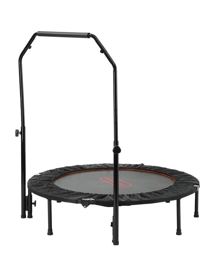 Mazam 48 Trampoline Round Fitness Rebounder Handrail Jumping Exercise Home Gym image 1