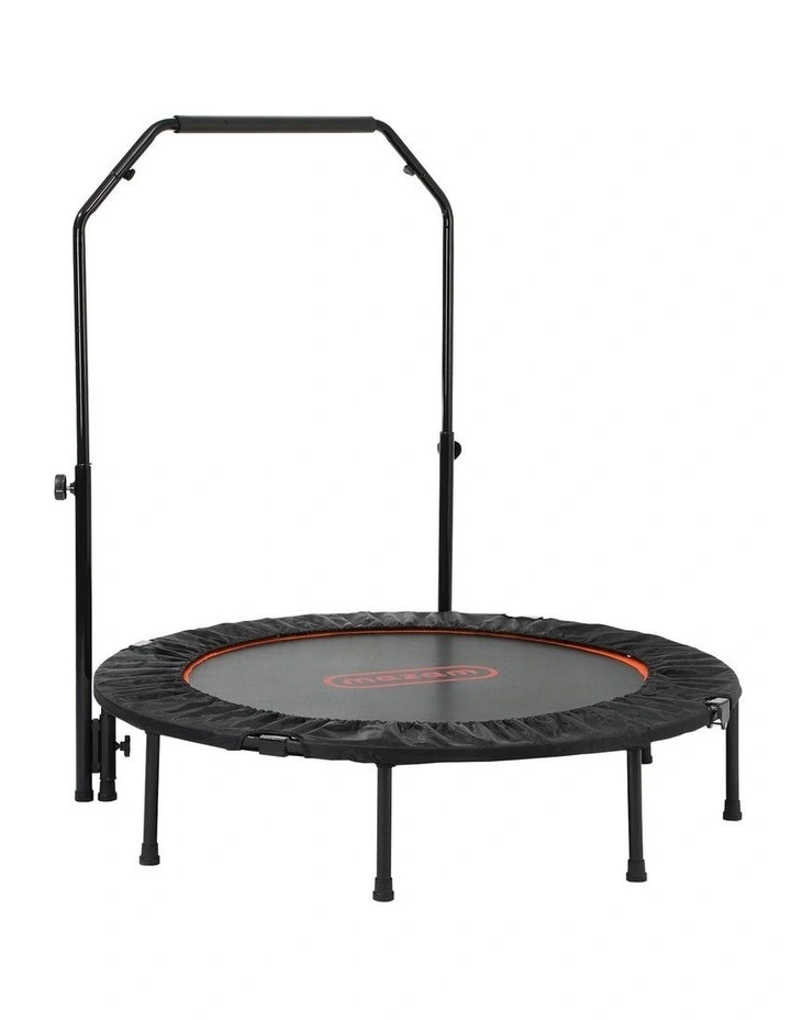 Mazam 48 Trampoline Round Fitness Rebounder Handrail Jumping Exercise Home Gym image 2
