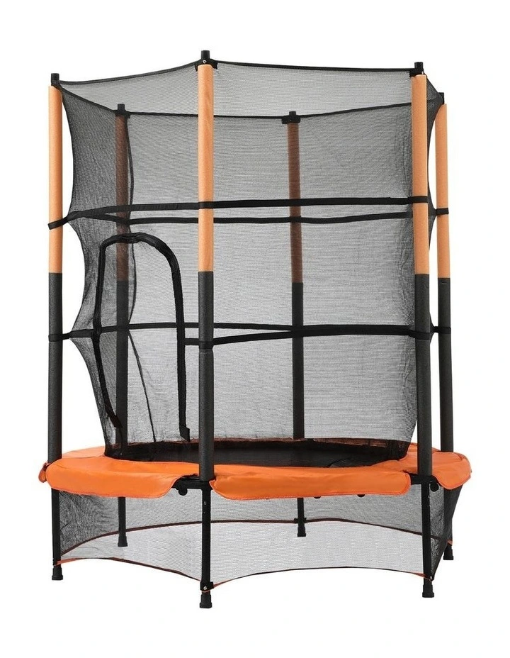 Mazam 55 Inch Trampoline Kids Trampolines Enclosure Safety Net Round image 2