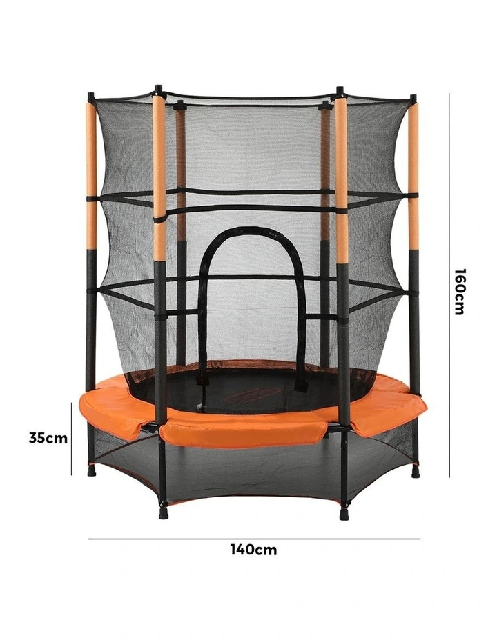 Mazam 55 Inch Trampoline Kids Trampolines Enclosure Safety Net Round image 3