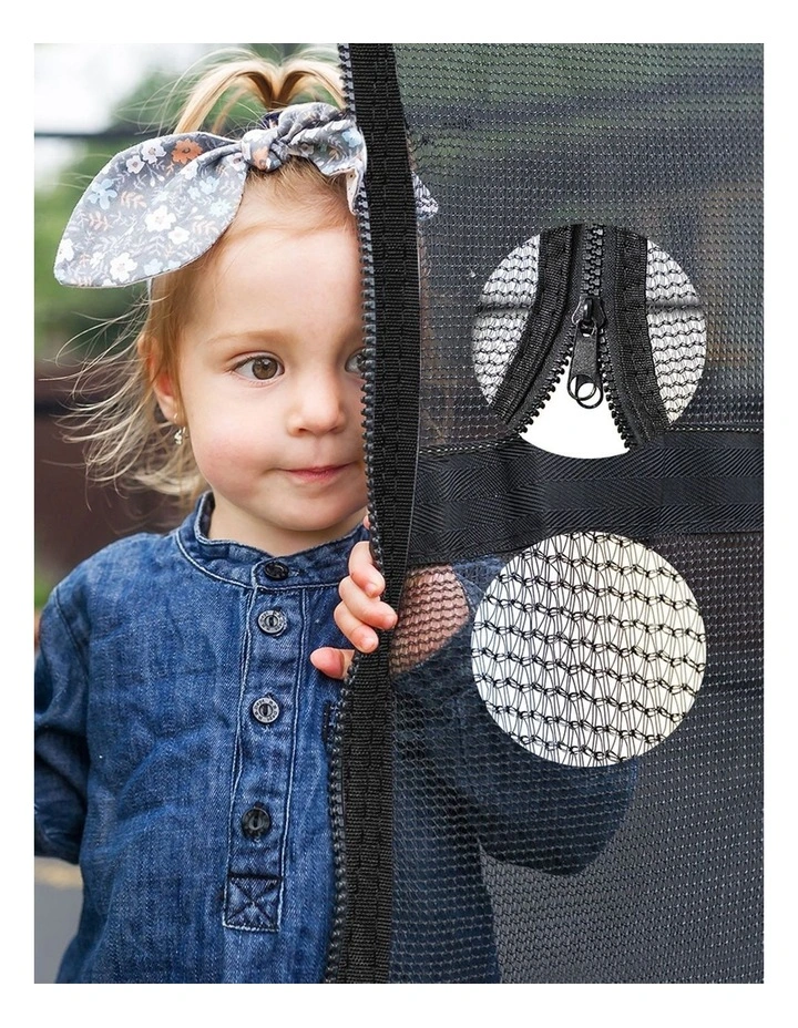 Mazam 55 Inch Trampoline Kids Trampolines Enclosure Safety Net Round image 6