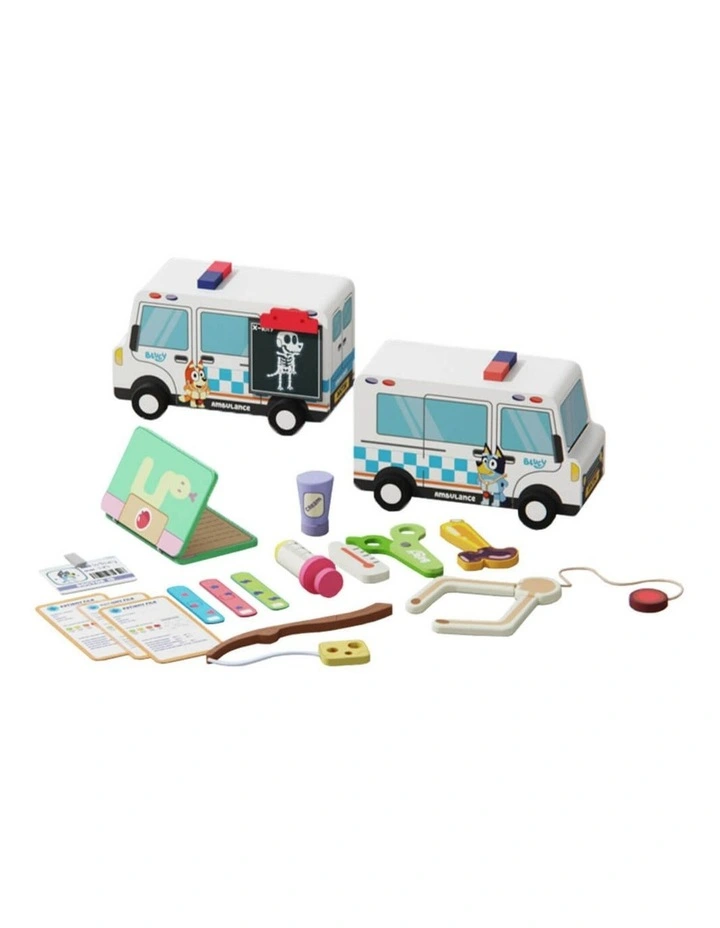 Wooden Doctor Vehicle Activity Toy image 1