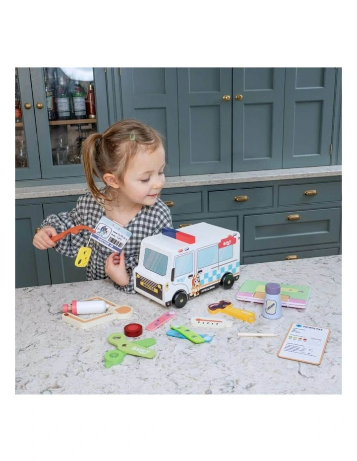 Wooden Doctor Vehicle Activity Toy image 3