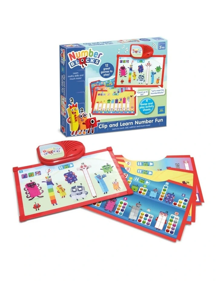 Clip And Learn Number Fun Activity Game image 2