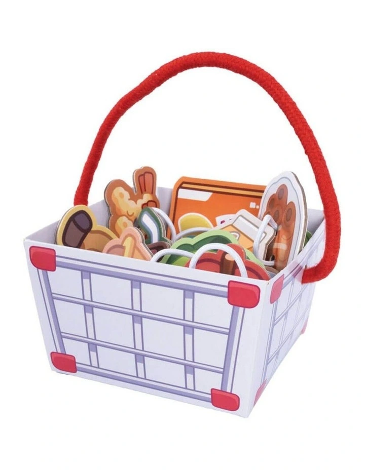 Wooden Grannies Shopping Game Activity Toy image 3