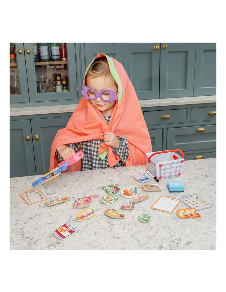 Wooden Grannies Shopping Game Activity Toy image 6