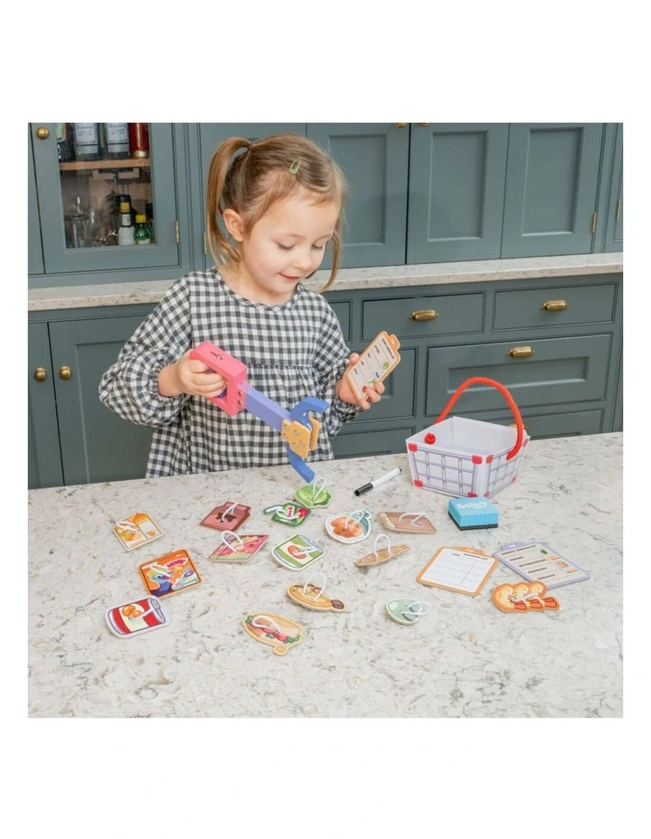 Wooden Grannies Shopping Game Activity Toy image 7