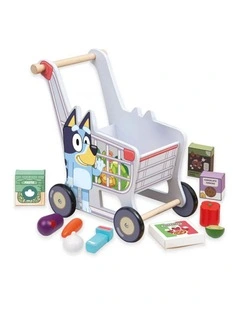 Wooden Shopping Trolley Activity Toy