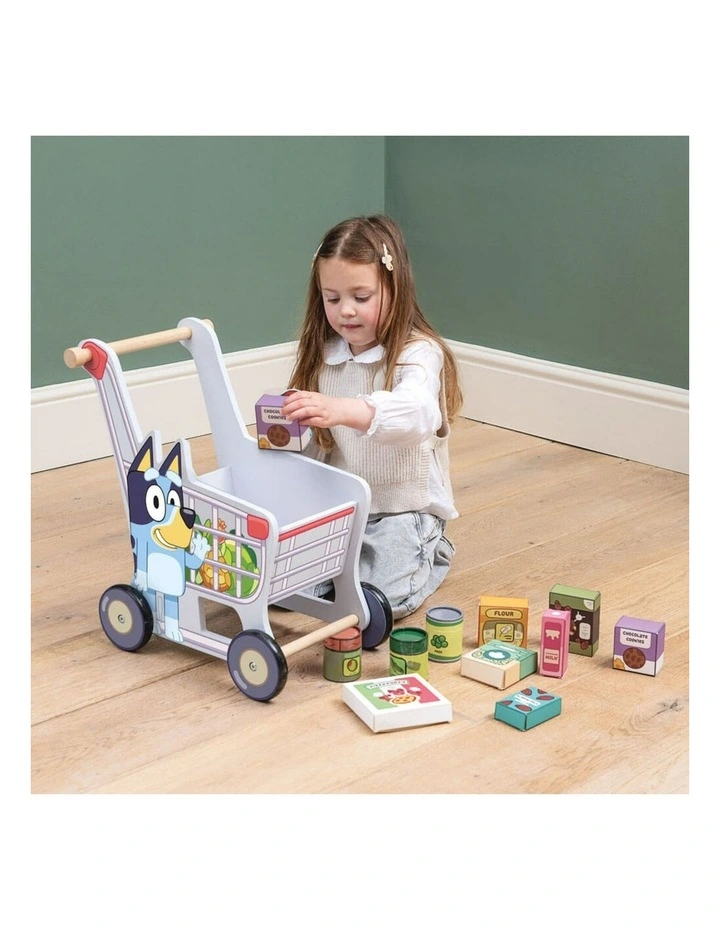 Wooden Shopping Trolley Activity Toy image 4