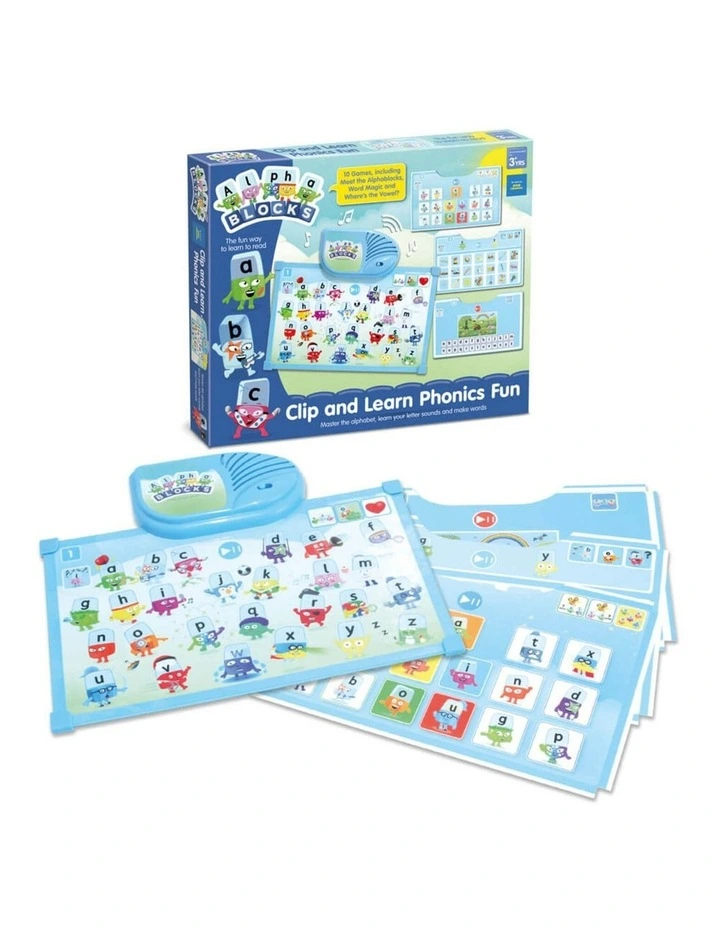 Clip & Learn Phonics Fun Reading Activity Game image 2