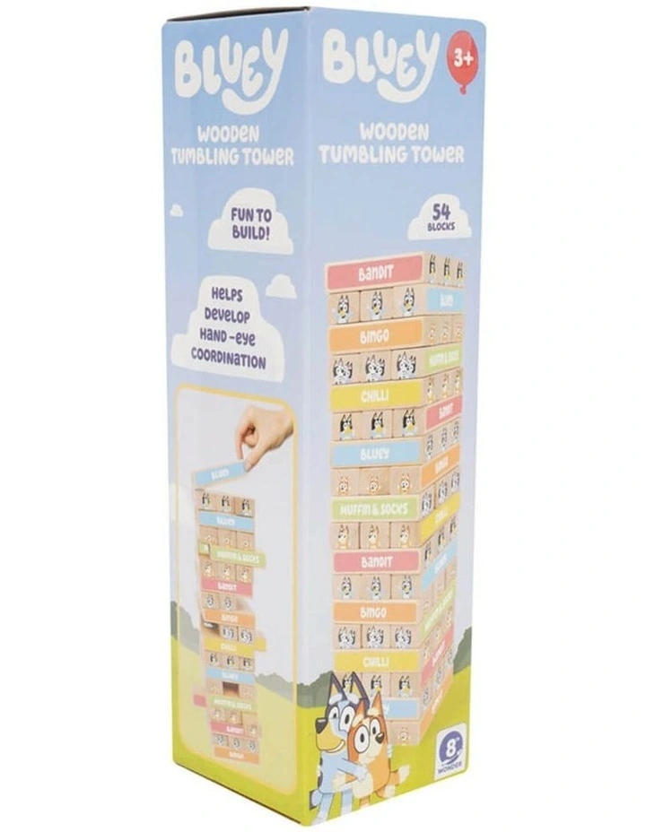 Wooden Tumbling Tower Activity Toy 54 Blocks image 5