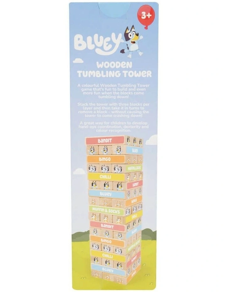 Wooden Tumbling Tower Activity Toy 54 Blocks image 6