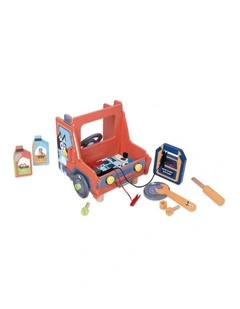 Wooden Tabletop Doodad Mechanic Activity Toy Set