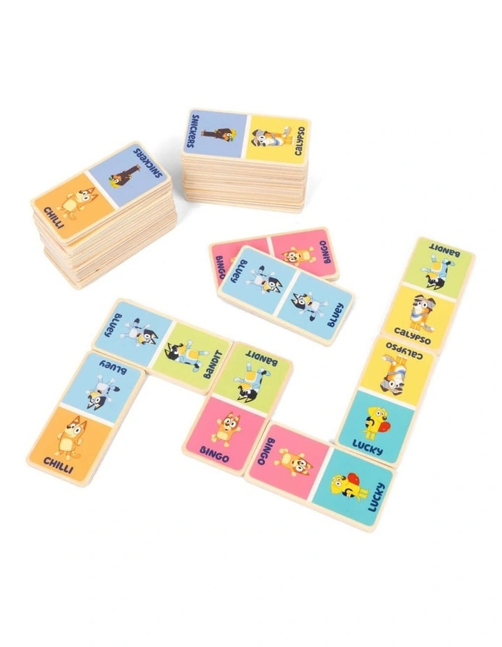 Wooden Dominoes Activity Toy Set Of 29 Pieces image 2