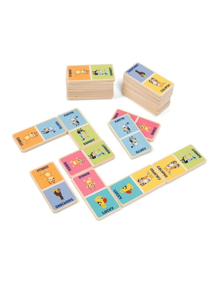 Wooden Dominoes Activity Toy Set Of 29 Pieces image 4